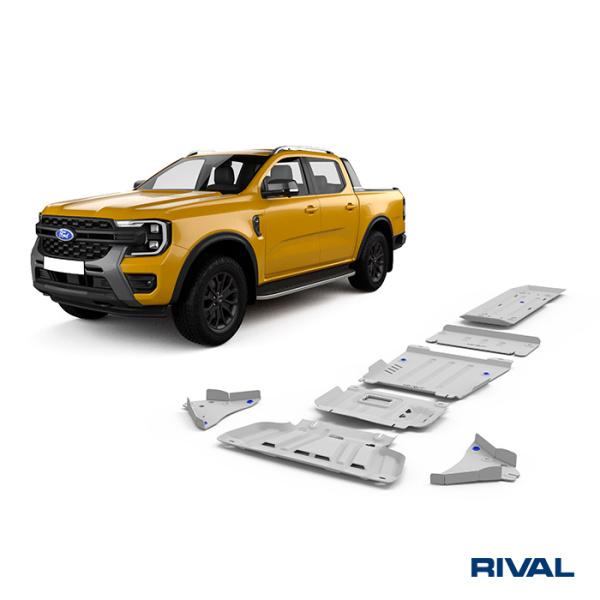 Skid Plates (Sets) Ford Ranger 2022-;  Volkswagen Amarok 2023-; 2 l. / diesel; 3 l. / diesel